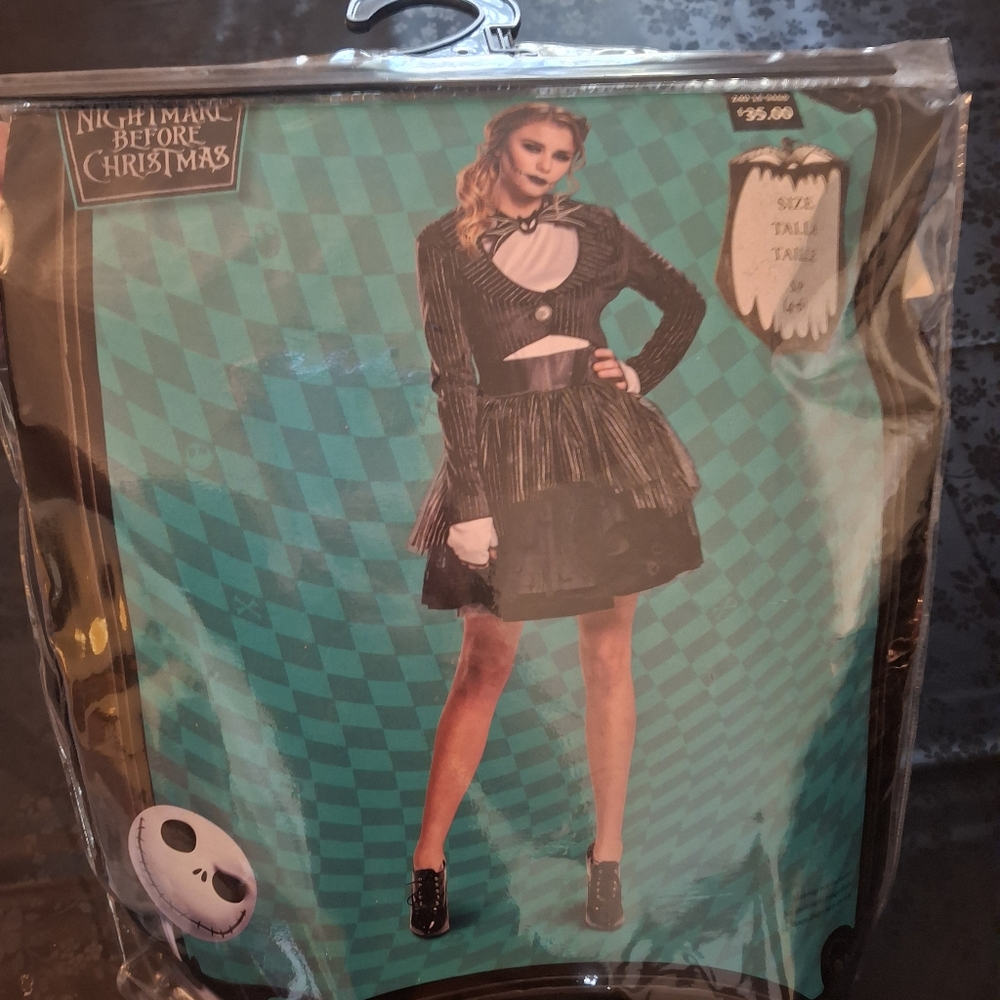 Disney Black and White Long Sleeve Dress